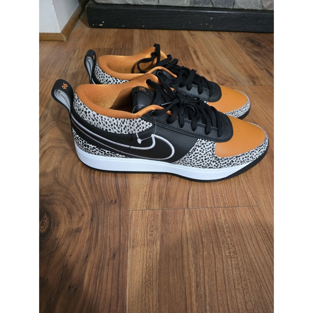 Nike Book 1 Safari Orange Black White Sneakers HV2096-001 Mens Size 13